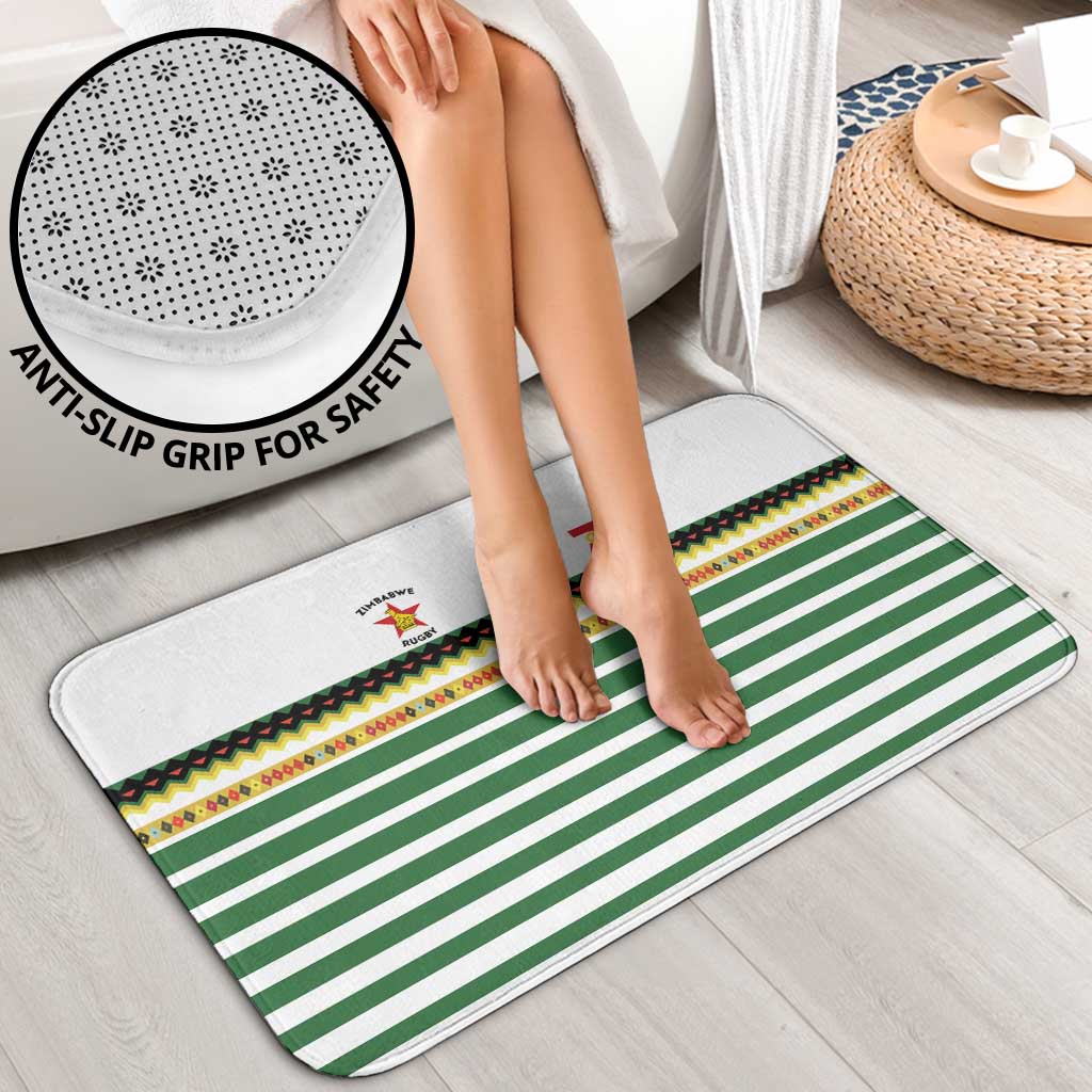 Zimbabwe Rugby Sevens Bathroom Set Go Cheetahs Go - Wonder Print Shop