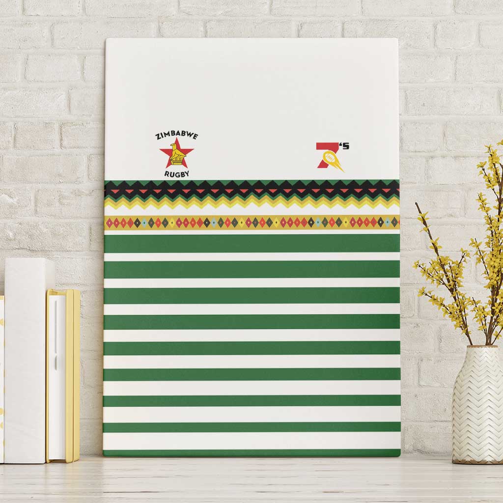 Zimbabwe Rugby Sevens Canvas Wall Art Go Cheetahs Go - Wonder Print Shop