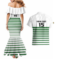 Zimbabwe Rugby Sevens Custom Couples Matching Mermaid Dress and Hawaiian Shirt Go Cheetahs Go - Wonder Print Shop