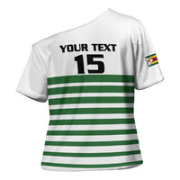 Zimbabwe Rugby Sevens Custom Cross Shoulder Shirt Go Cheetahs Go - Wonder Print Shop