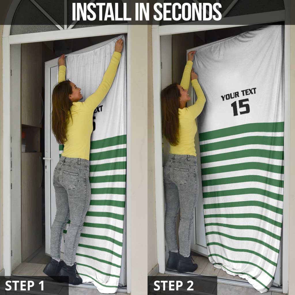 Zimbabwe Rugby Sevens Door Cover Go Cheetahs Go - Wonder Print Shop