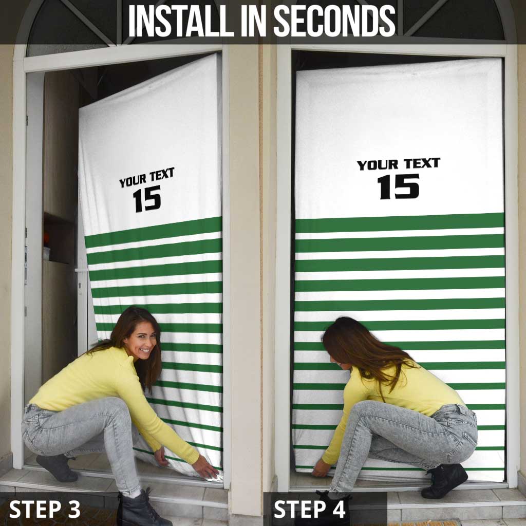 Zimbabwe Rugby Sevens Door Cover Go Cheetahs Go - Wonder Print Shop