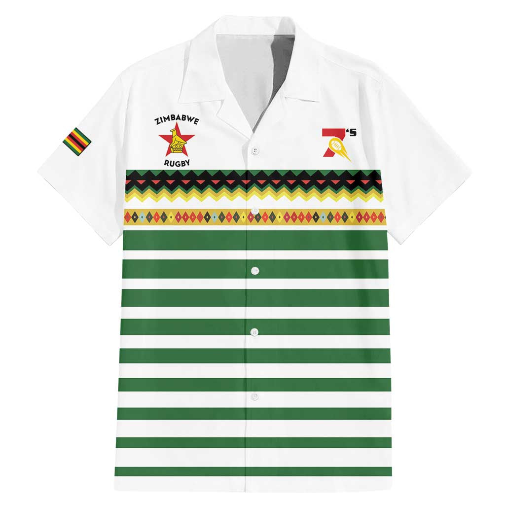 Zimbabwe Rugby Sevens Custom Family Matching Mermaid Dress and Hawaiian Shirt Go Cheetahs Go - Wonder Print Shop