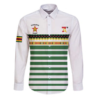 Zimbabwe Rugby Sevens Custom Family Matching Off The Shoulder Long Sleeve Dress and Hawaiian Shirt Go Cheetahs Go - Wonder Print Shop