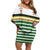 Zimbabwe Rugby Sevens Custom Family Matching Off Shoulder Short Dress and Hawaiian Shirt Go Cheetahs Go - Wonder Print Shop