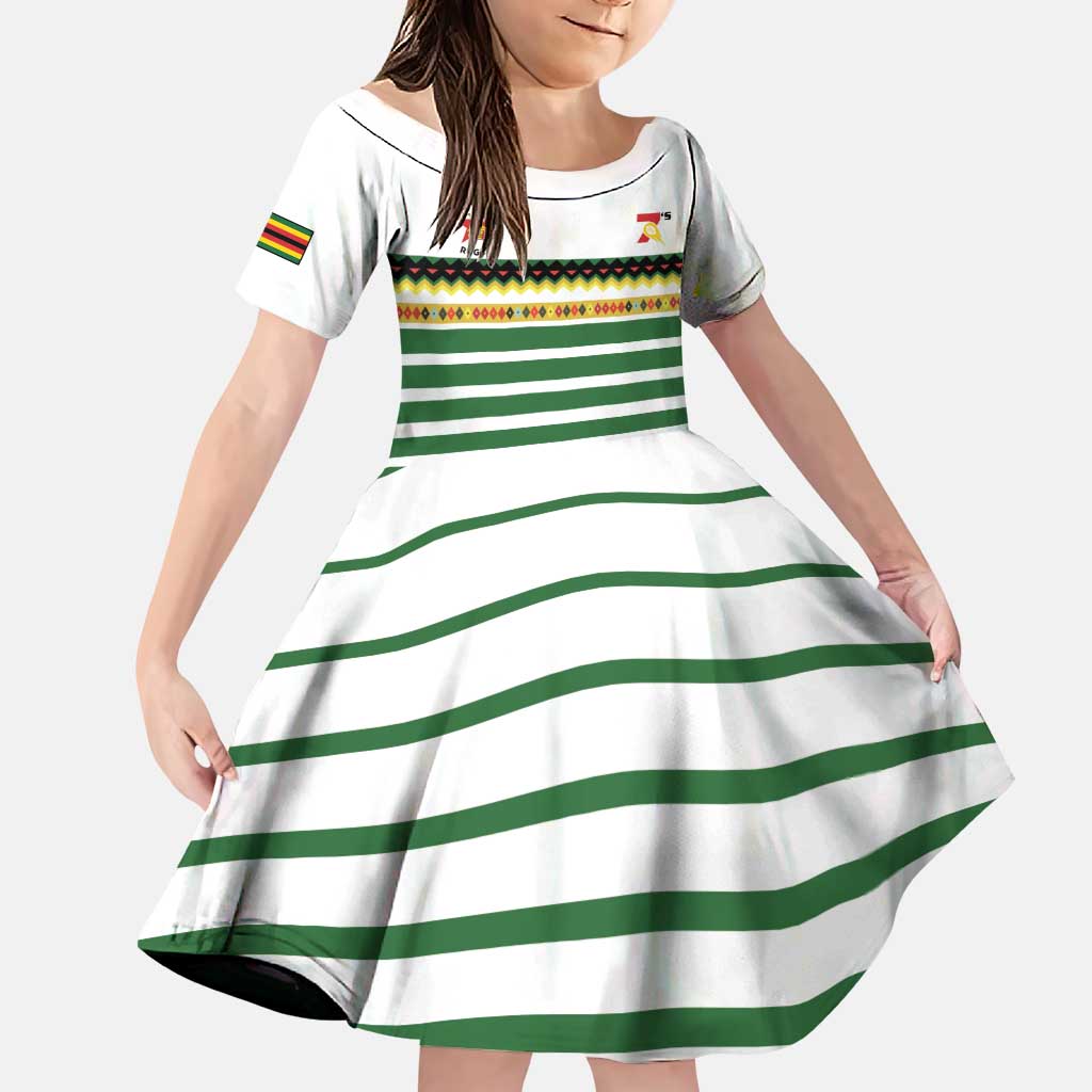 Zimbabwe Rugby Sevens Custom Family Matching Puletasi and Hawaiian Shirt Go Cheetahs Go - Wonder Print Shop