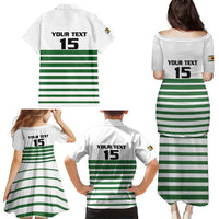 Zimbabwe Rugby Sevens Custom Family Matching Puletasi and Hawaiian Shirt Go Cheetahs Go - Wonder Print Shop