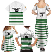 Zimbabwe Rugby Sevens Custom Family Matching Summer Maxi Dress and Hawaiian Shirt Go Cheetahs Go - Wonder Print Shop
