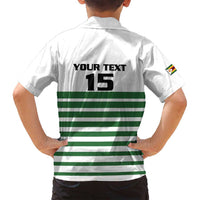 Zimbabwe Rugby Sevens Custom Family Matching Tank Maxi Dress and Hawaiian Shirt Go Cheetahs Go - Wonder Print Shop