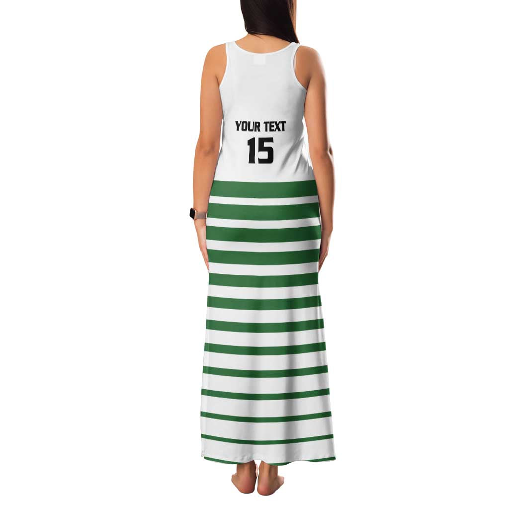 Zimbabwe Rugby Sevens Custom Family Matching Tank Maxi Dress and Hawaiian Shirt Go Cheetahs Go - Wonder Print Shop