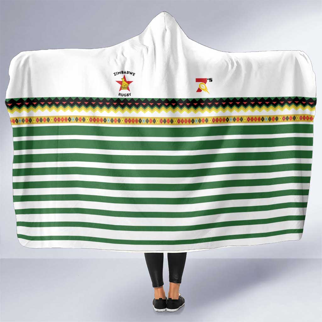 Zimbabwe Rugby Sevens Hooded Blanket Go Cheetahs Go - Wonder Print Shop