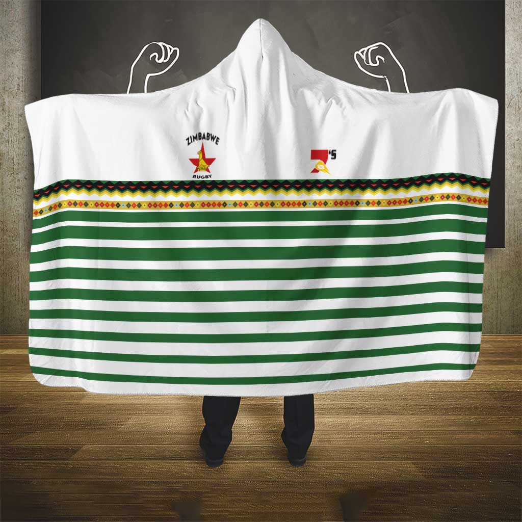 Zimbabwe Rugby Sevens Hooded Blanket Go Cheetahs Go - Wonder Print Shop