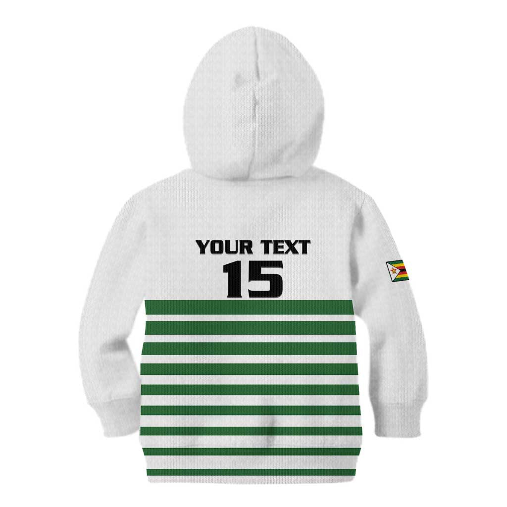 Zimbabwe Rugby Sevens Custom Kid Hoodie Go Cheetahs Go - Wonder Print Shop