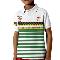 Zimbabwe Rugby Sevens Custom Kid Polo Shirt Go Cheetahs Go - Wonder Print Shop
