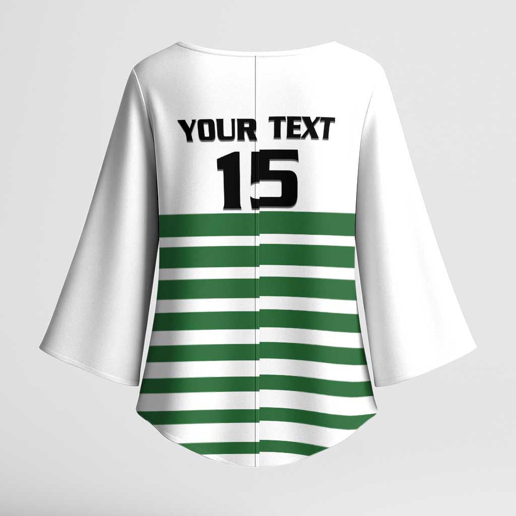 Zimbabwe Rugby Sevens Custom Kimono Sleeve Blouse Go Cheetahs Go - Wonder Print Shop