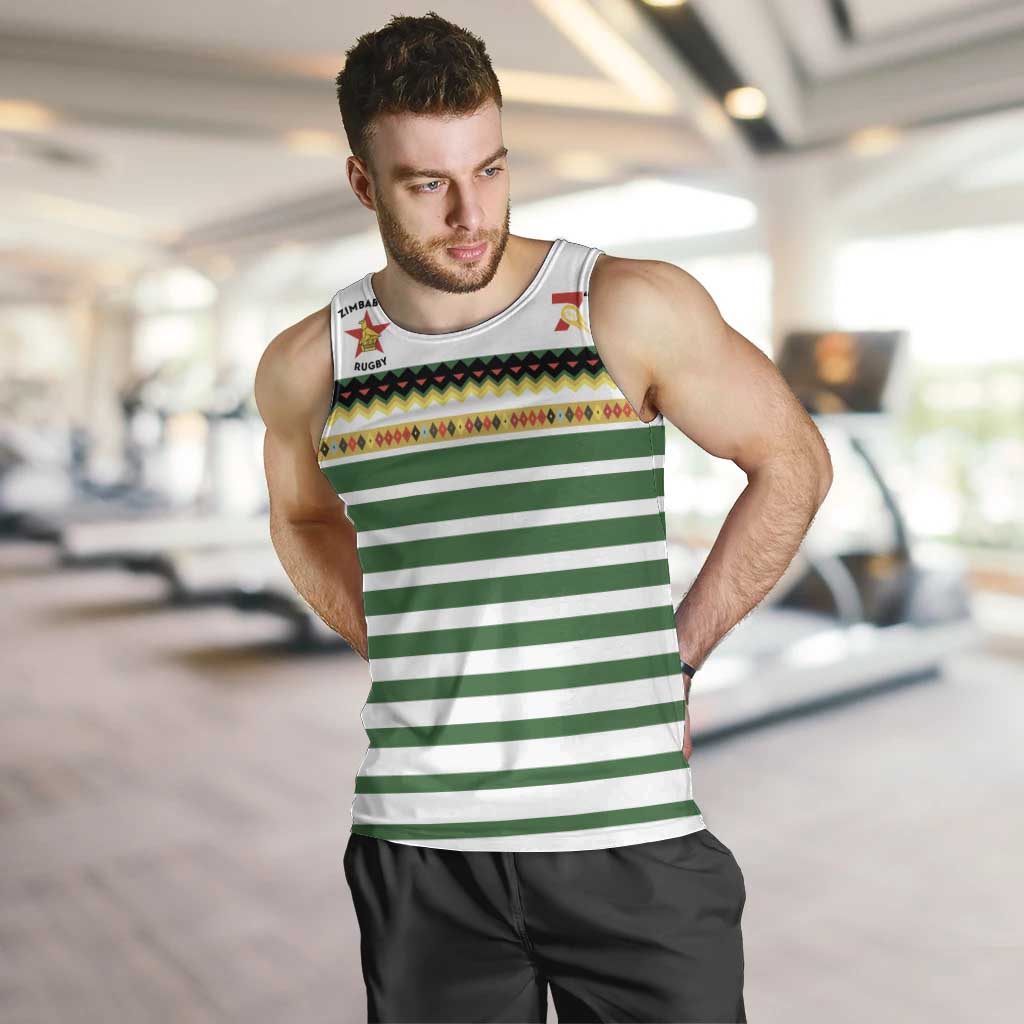 Zimbabwe Rugby Sevens Custom Men Tank Top Go Cheetahs Go - Wonder Print Shop