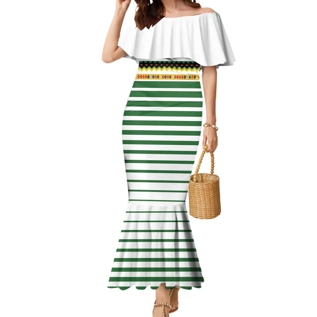 Zimbabwe Rugby Sevens Custom Mermaid Dress Go Cheetahs Go - Wonder Print Shop