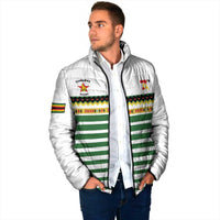 Zimbabwe Rugby Sevens Custom Padded Jacket Go Cheetahs Go - Wonder Print Shop