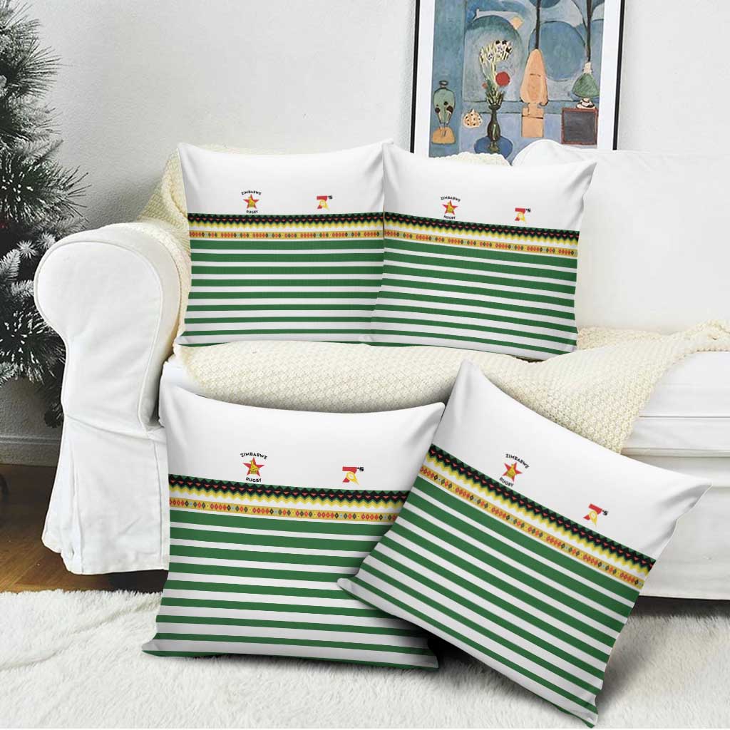 Zimbabwe Rugby Sevens Pillow Cover Go Cheetahs Go - Wonder Print Shop