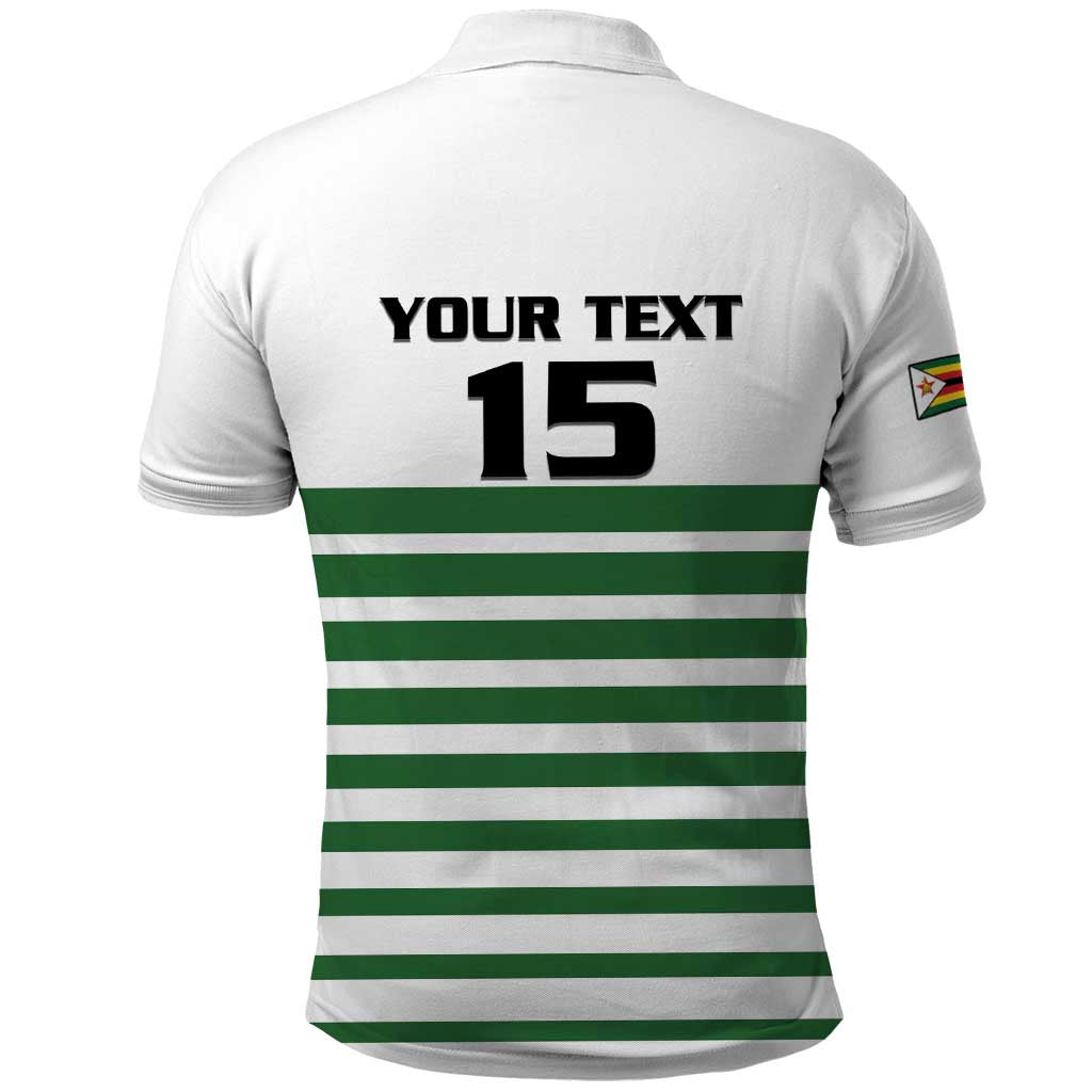 Zimbabwe Rugby Sevens Custom Polo Shirt Go Cheetahs Go - Wonder Print Shop