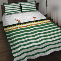 Zimbabwe Rugby Sevens Quilt Bed Set Go Cheetahs Go - Wonder Print Shop