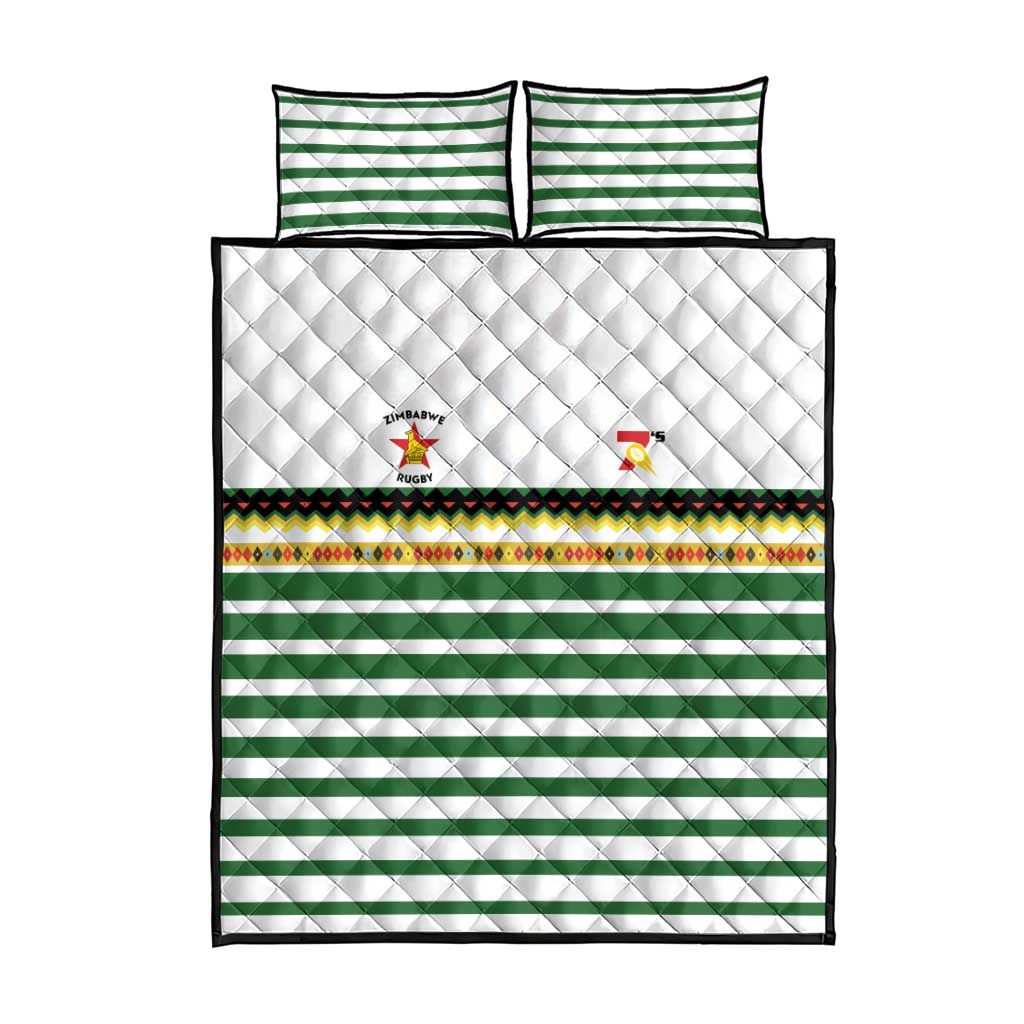 Zimbabwe Rugby Sevens Quilt Bed Set Go Cheetahs Go - Wonder Print Shop