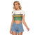 Zimbabwe Rugby Sevens Custom Raglan Cropped T Shirt Go Cheetahs Go - Wonder Print Shop