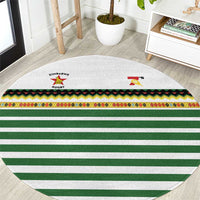 Zimbabwe Rugby Sevens Round Carpet Go Cheetahs Go - Wonder Print Shop
