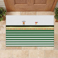 Zimbabwe Rugby Sevens Rubber Doormat Go Cheetahs Go - Wonder Print Shop