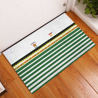 Zimbabwe Rugby Sevens Rubber Doormat Go Cheetahs Go - Wonder Print Shop