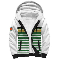 Zimbabwe Rugby Sevens Custom Sherpa Hoodie Go Cheetahs Go - Wonder Print Shop