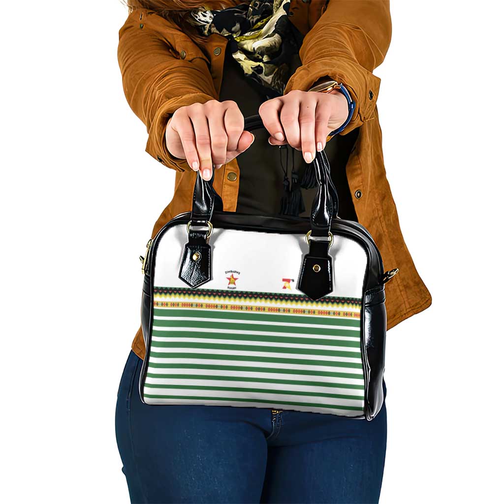 Zimbabwe Rugby Sevens Shoulder Handbag Go Cheetahs Go - Wonder Print Shop
