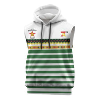 Zimbabwe Rugby Sevens Custom Sleeveless Hoodie Go Cheetahs Go - Wonder Print Shop