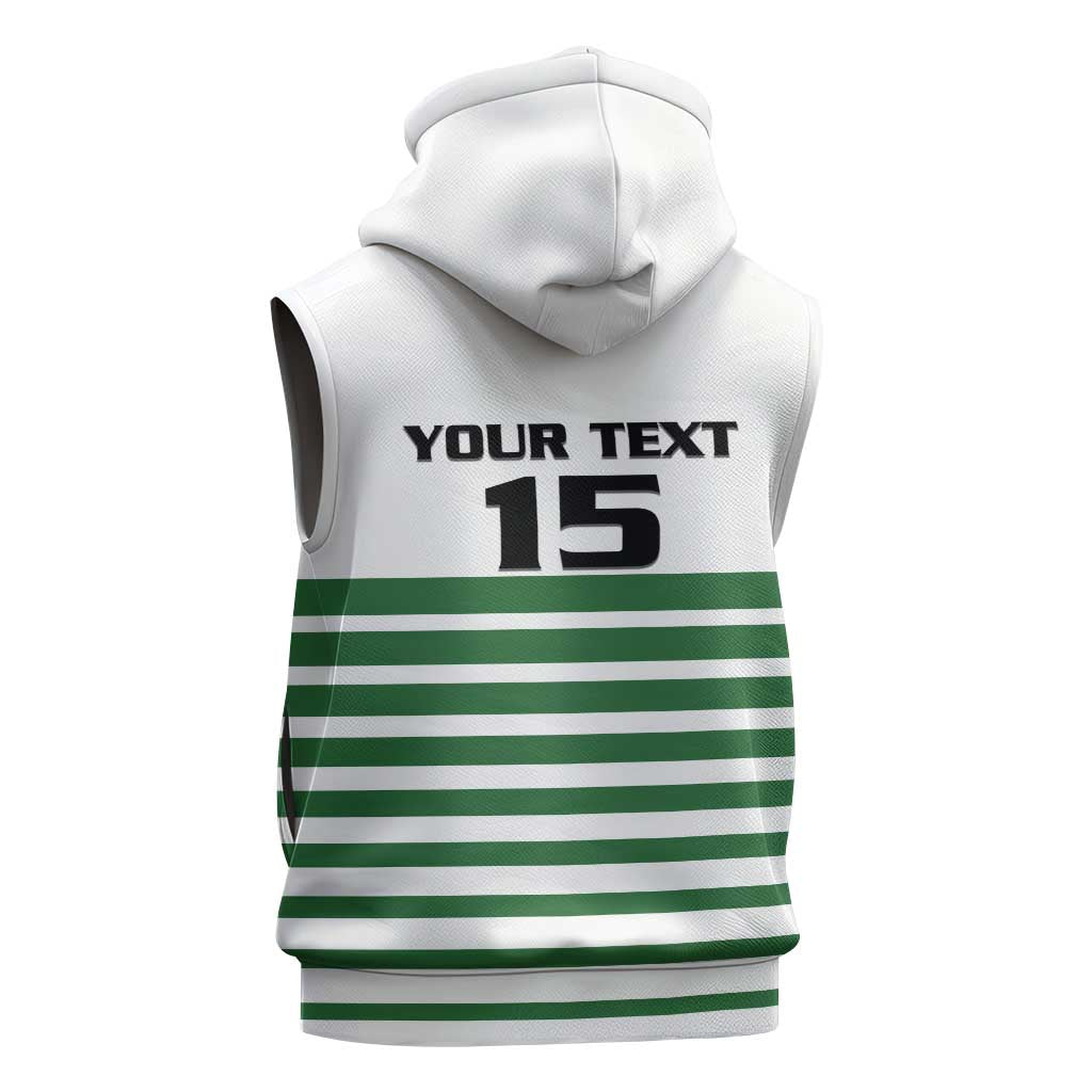 Zimbabwe Rugby Sevens Custom Sleeveless Hoodie Go Cheetahs Go - Wonder Print Shop