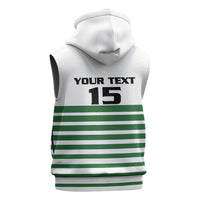 Zimbabwe Rugby Sevens Custom Sleeveless Zip Hoodie Go Cheetahs Go - Wonder Print Shop