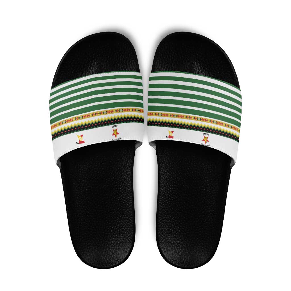 Zimbabwe Rugby Sevens Slide Sandals Go Cheetahs Go - Wonder Print Shop