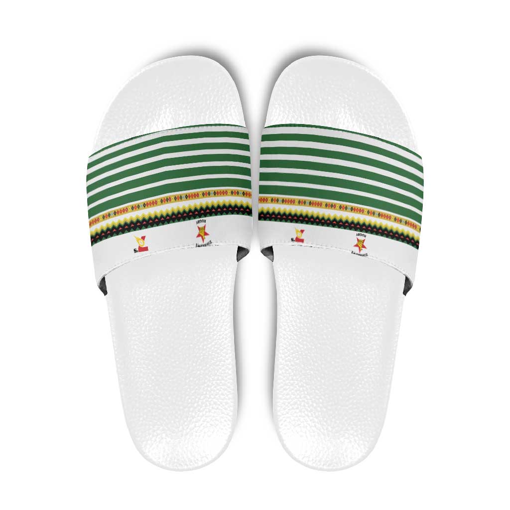Zimbabwe Rugby Sevens Slide Sandals Go Cheetahs Go - Wonder Print Shop