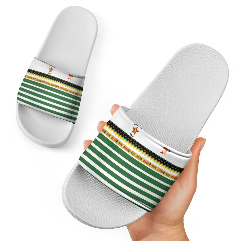Zimbabwe Rugby Sevens Slide Sandals Go Cheetahs Go - Wonder Print Shop