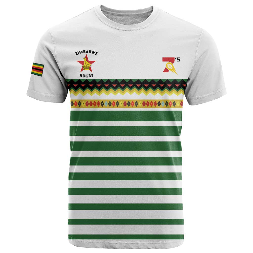 Zimbabwe Rugby Sevens Custom T Shirt Go Cheetahs Go - Wonder Print Shop