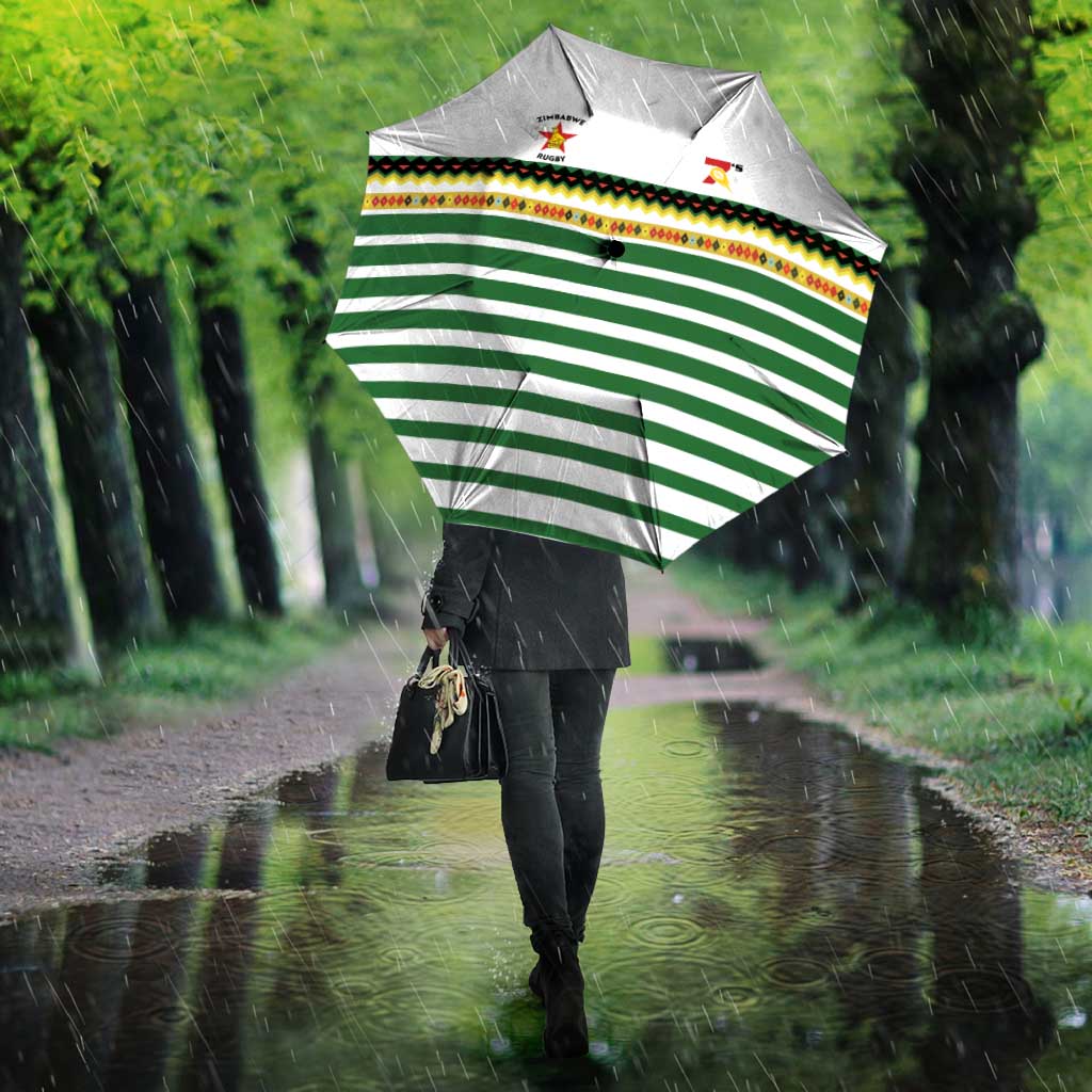 Zimbabwe Rugby Sevens Umbrella Go Cheetahs Go - Wonder Print Shop