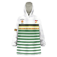 Zimbabwe Rugby Sevens Custom Wearable Blanket Hoodie Go Cheetahs Go - Wonder Print Shop