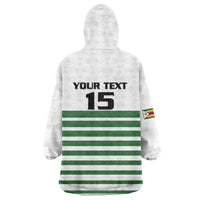 Zimbabwe Rugby Sevens Custom Wearable Blanket Hoodie Go Cheetahs Go - Wonder Print Shop