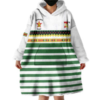 Zimbabwe Rugby Sevens Custom Wearable Blanket Hoodie Go Cheetahs Go - Wonder Print Shop