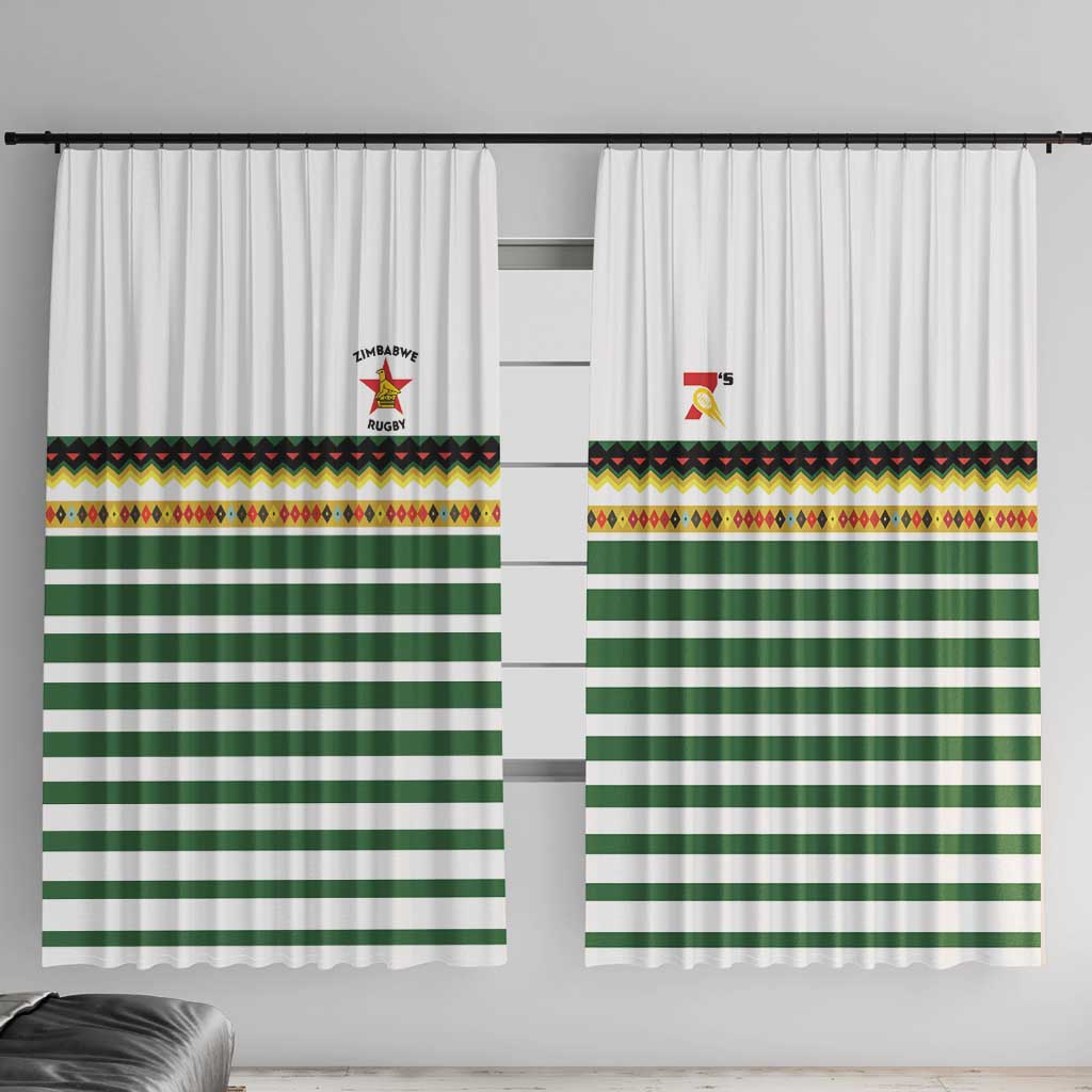 Zimbabwe Rugby Sevens Window Curtain Go Cheetahs Go - Wonder Print Shop
