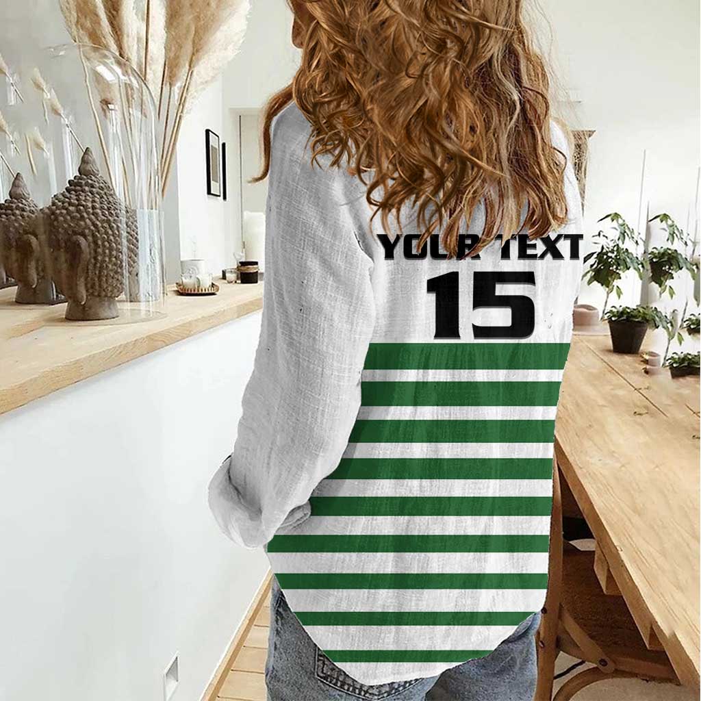 Zimbabwe Rugby Sevens Custom Women Casual Shirt Go Cheetahs Go - Wonder Print Shop