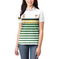 Zimbabwe Rugby Sevens Custom Women Polo Shirt Go Cheetahs Go - Wonder Print Shop