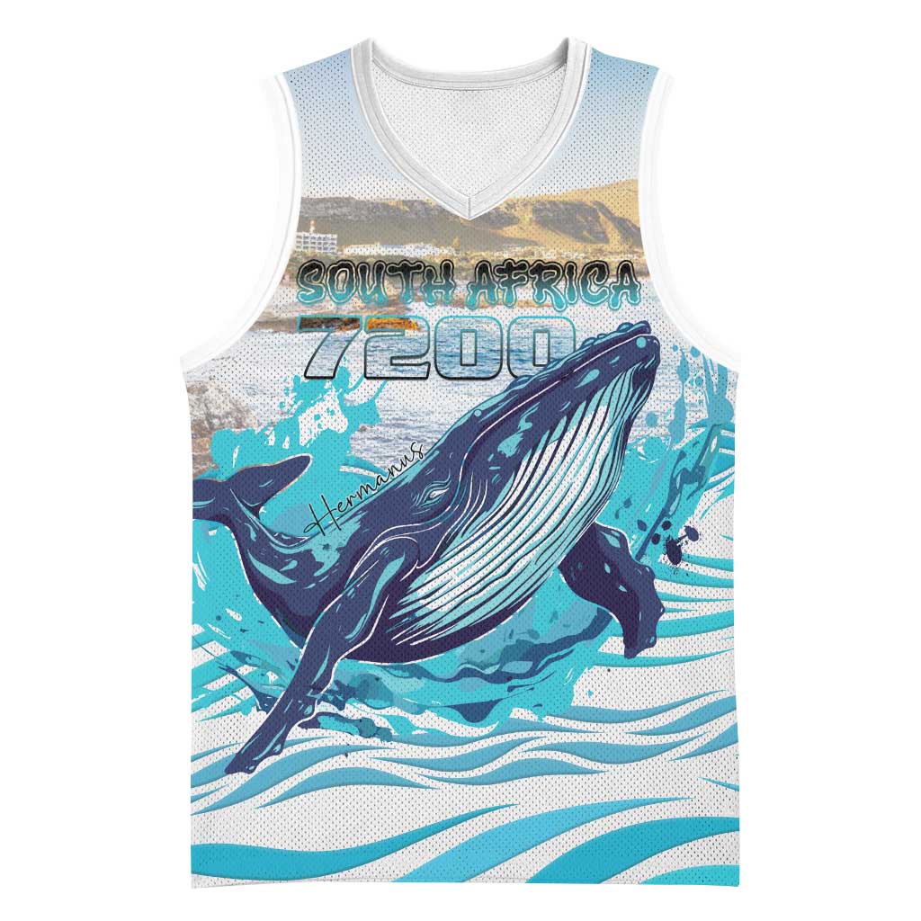 Personalized South Africa Whale Basketball Jersey Hermanus Fest - Wonder Print Shop