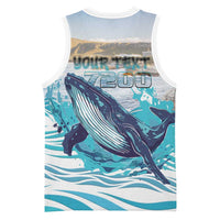 Personalized South Africa Whale Basketball Jersey Hermanus Fest - Wonder Print Shop