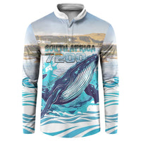 Personalized South Africa Whale Button Sweatshirt Hermanus Fest - Wonder Print Shop