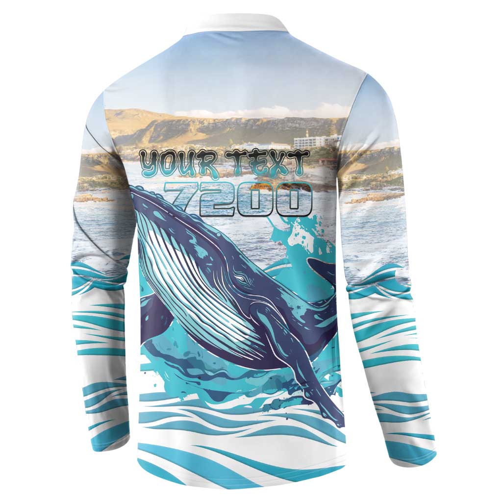Personalized South Africa Whale Button Sweatshirt Hermanus Fest - Wonder Print Shop